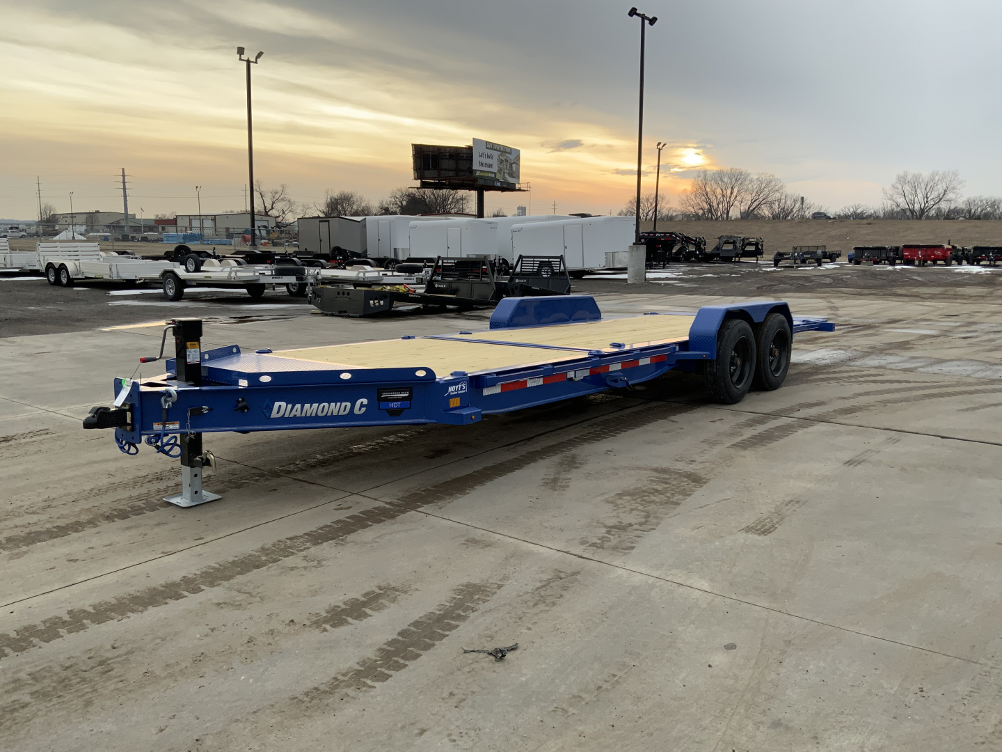 New 2026 Diamond C HDT 208 22 X 80 Tilt Trailer