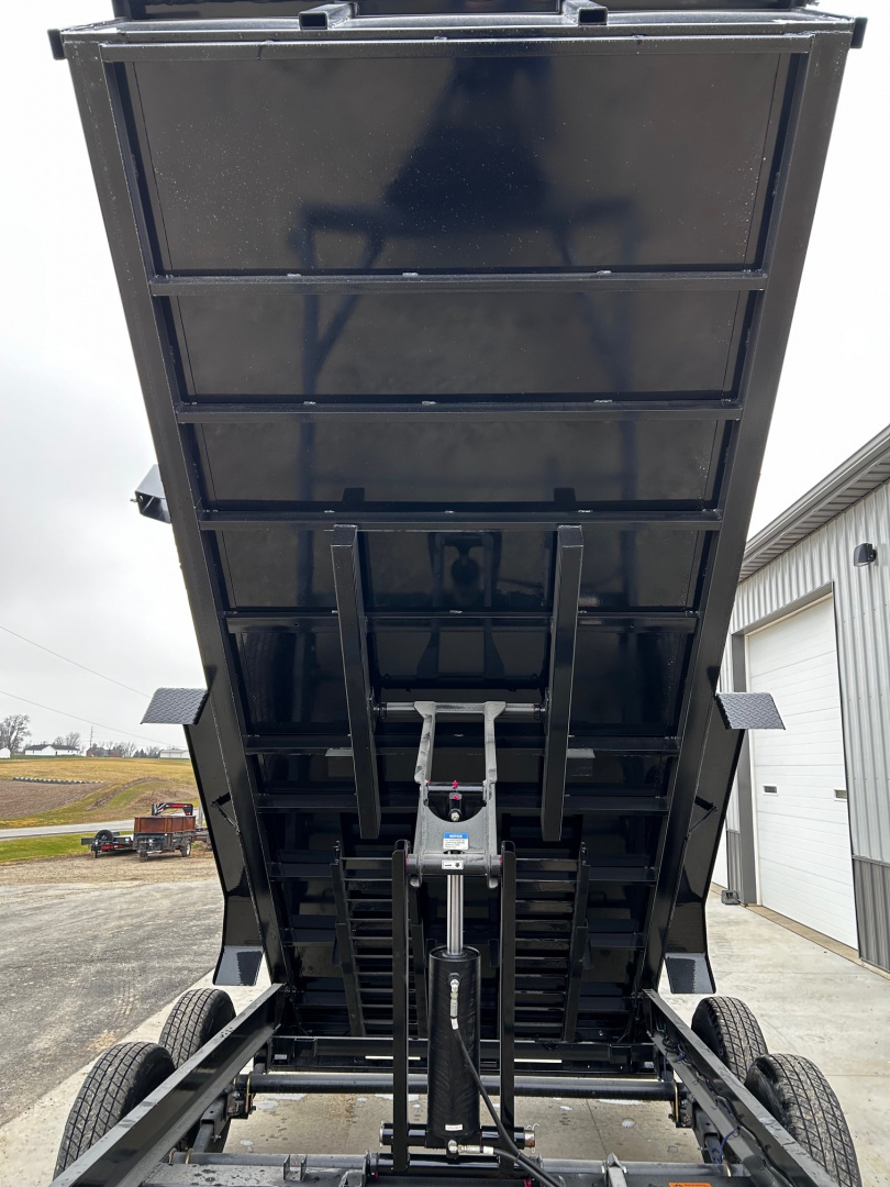 New 2026 H&H Trailers 82"X16' BP TARP/RAMPS 14K INDUSTRIAL Dump Trailer