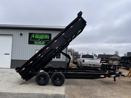 New 2026 H&H Trailers 82 X16' BP TARP/RAMPS 14K INDUSTRIAL Dump Trailer