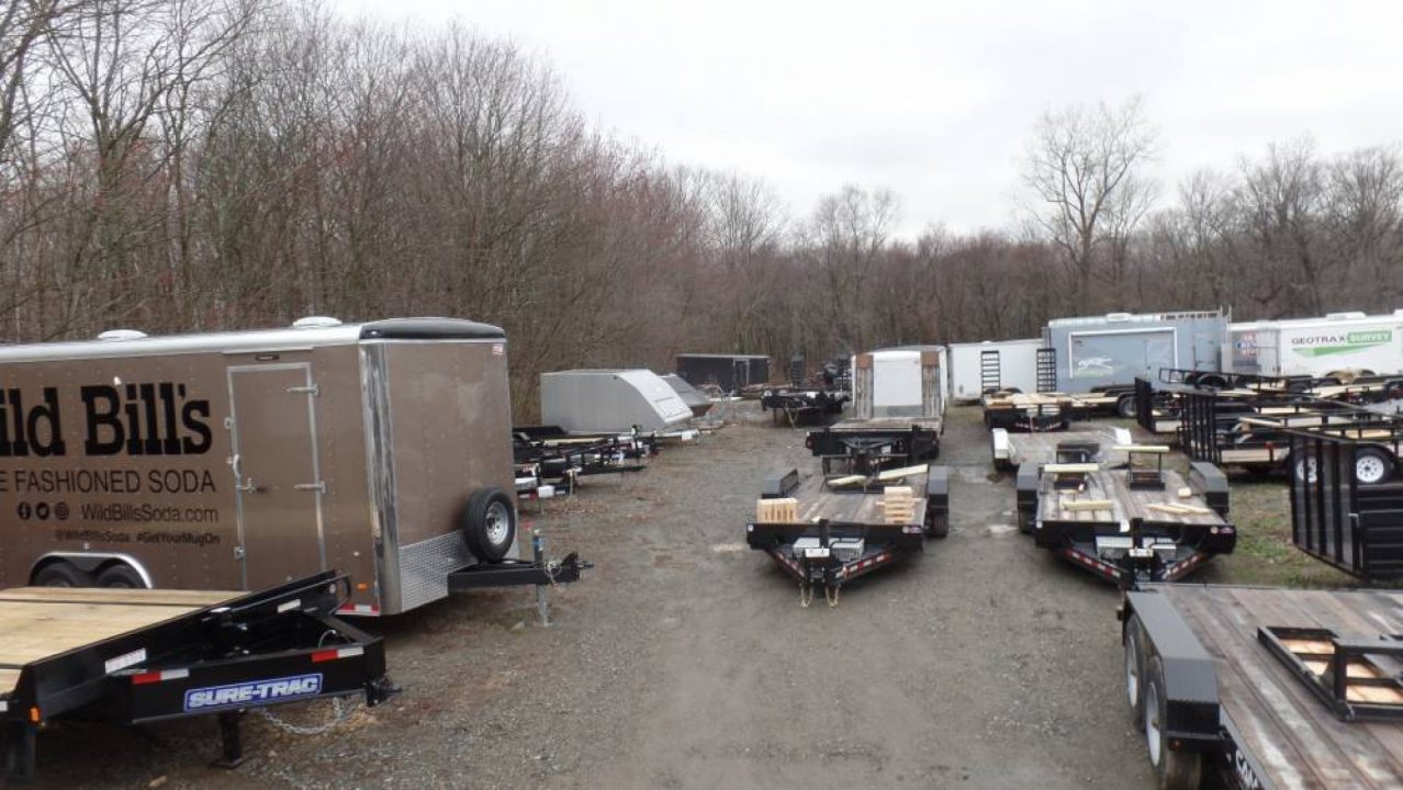 New Inventory Shots of over 300 Trailers on our 6.5 Acre Lot