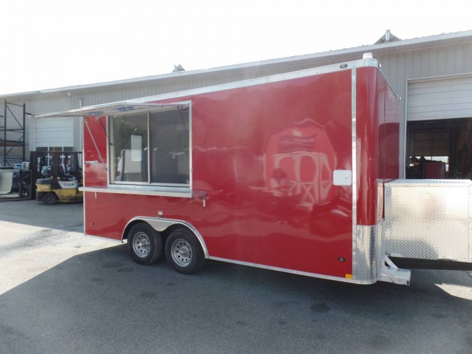 New EXAMPLE / Concession Trailer Custom Built , Exhaust Hood, Sinks