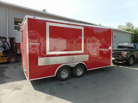 New EXAMPLE / Concession Trailer Custom Built , Exhaust Hood, Sinks