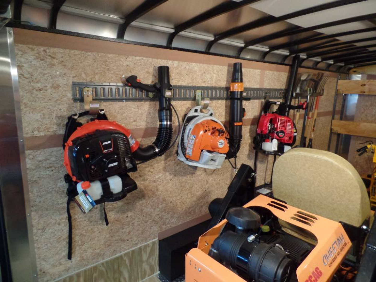 Snaprack 7 Rack Build New EXAMPLE / ENCLOSED LANDSCAPE TRAILER IDEAS, US Patented FastLoad ...