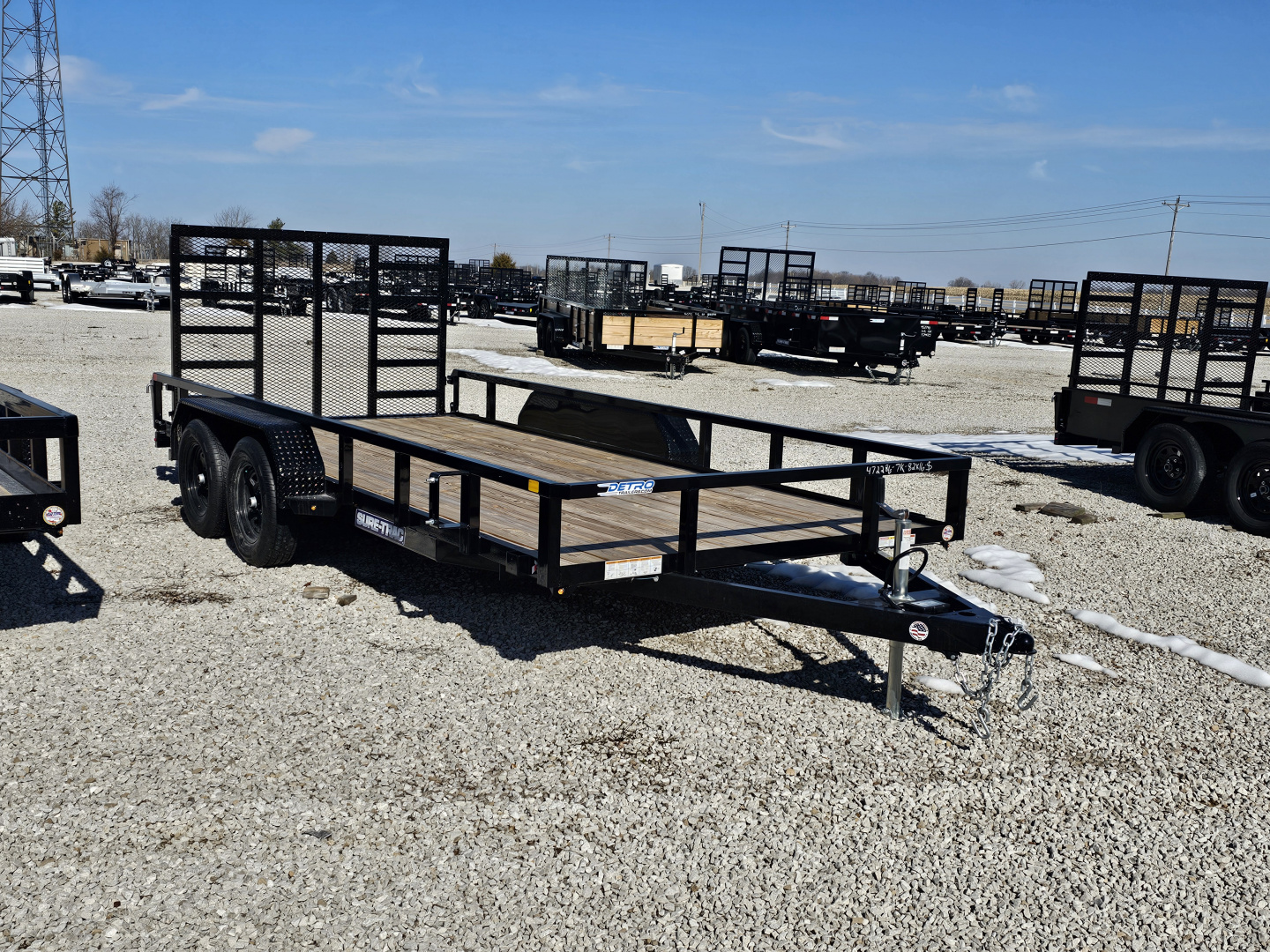 New 2026 Sure-Trac 7 x 16 7K Tube Top Utility Trailer