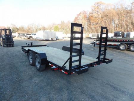 New 81" X 18 ft.  Equipment Trailer 15,400 lb. GVWR , payload rated 12,200 lbs. #530945