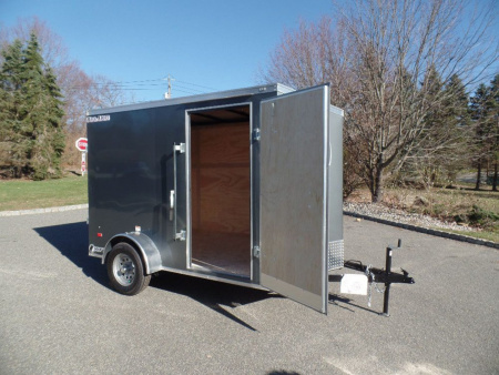 New EXAMPLE / 6X10 with 6.5' int ht, Enclosed Trailer with Ramp   CGR-610SA