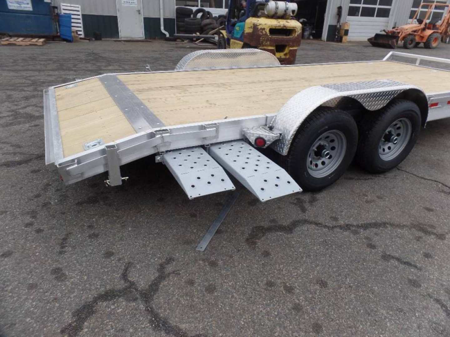 New EXAMPLE / 18 ft open car trailer, 9,990 LB. GVWR, ALUMINUM Frame ...