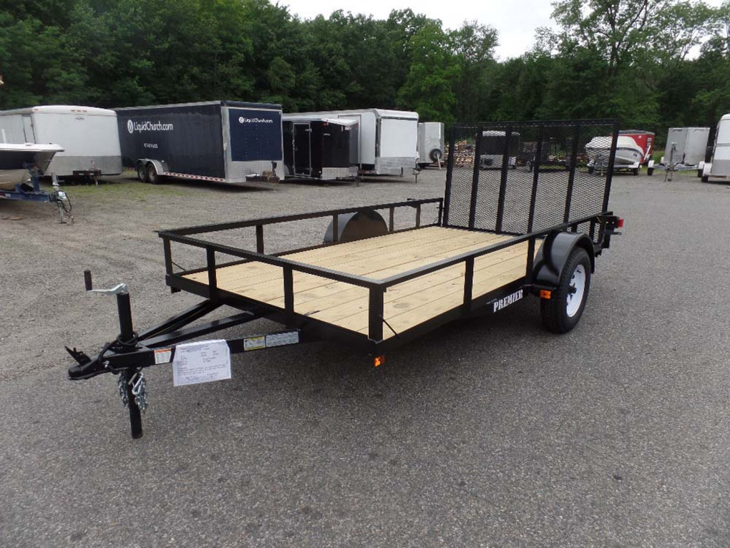 New EXAMPLE  /  Single Axle Utility Trailers