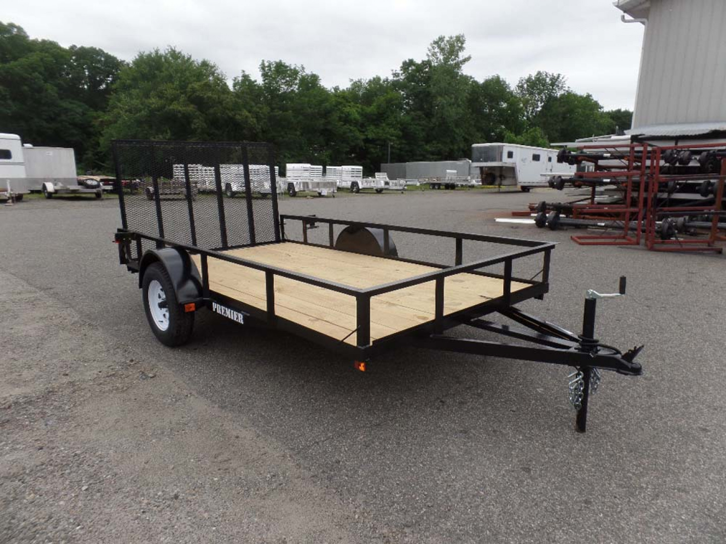 New EXAMPLE  /  Single Axle Utility Trailers