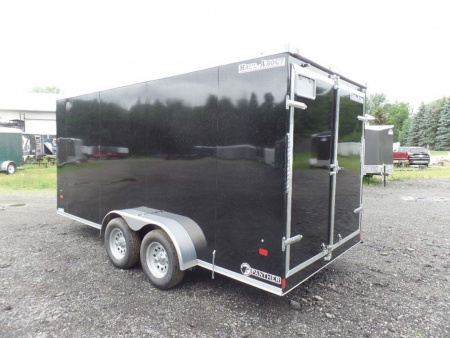 New EXAMPLE / 7' X 16' Enclosed Trailer with 6'6  interior height, Double Doors on Back. #004974