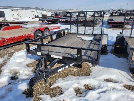 Used 2016 Rice Trailers 7x12 Utility Trailer
