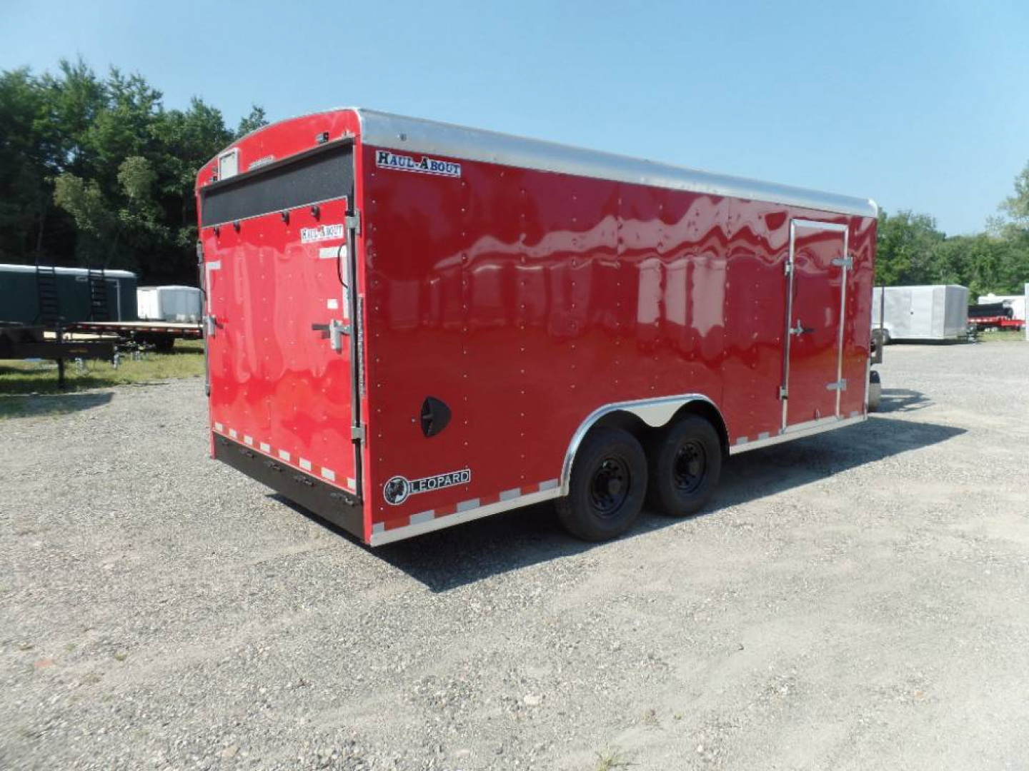 New EXAMPLE / SUPER DUTY 8.5X18 Enclosed Landscape Trailer #007439 14,000 lb. GVWR