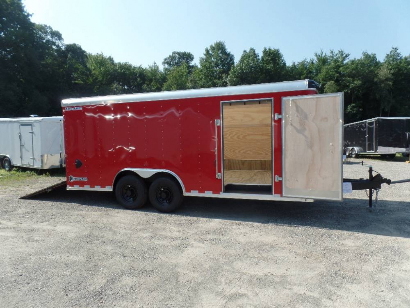 New EXAMPLE / SUPER DUTY 8.5X18 Enclosed Landscape Trailer #007439 14,000 lb. GVWR