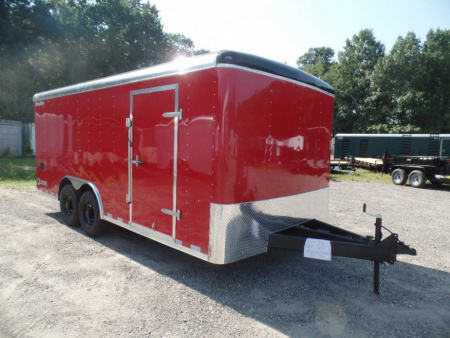 New EXAMPLE / SUPER DUTY 8.5X18 Enclosed Landscape Trailer #007439 14,000 lb. GVWR