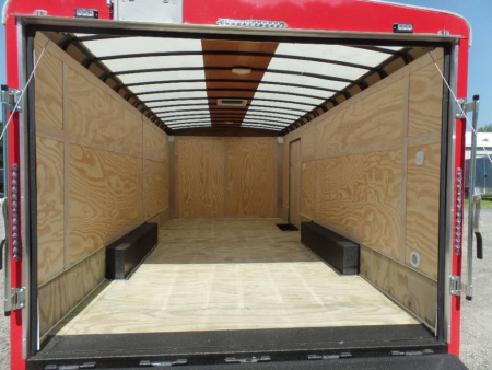 New EXAMPLE / SUPER DUTY 8.5X18 Enclosed Landscape Trailer #007439 14,000 lb. GVWR
