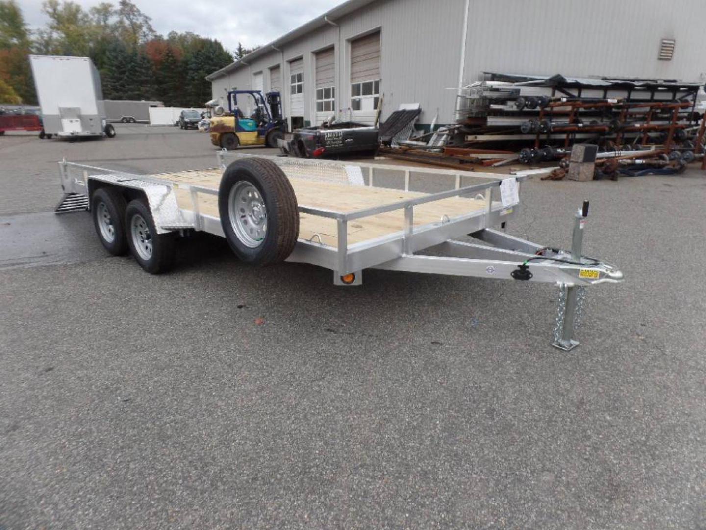 New EXAMPLE / 82" wide by 16 ft. long Landscape / Utility Trailer Aluminum Frame