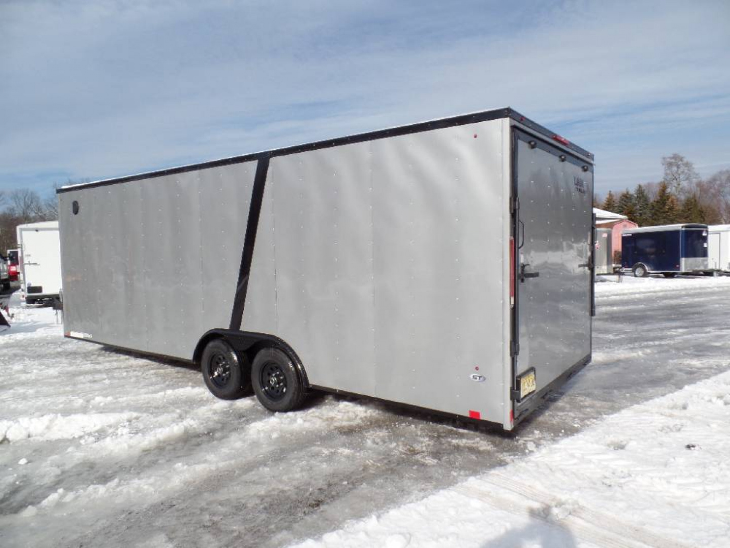 New EXAMPLE 8.5X24 Enclosed Car Trailer, 7 ft. Interior Height , 9,990 lb. GVWR /