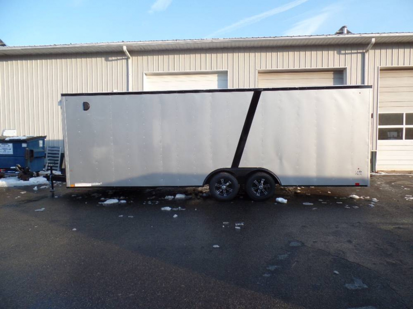 New EXAMPLE 8.5X24 Enclosed Car Trailer, 7 ft. Interior Height , 9,990 lb. GVWR /