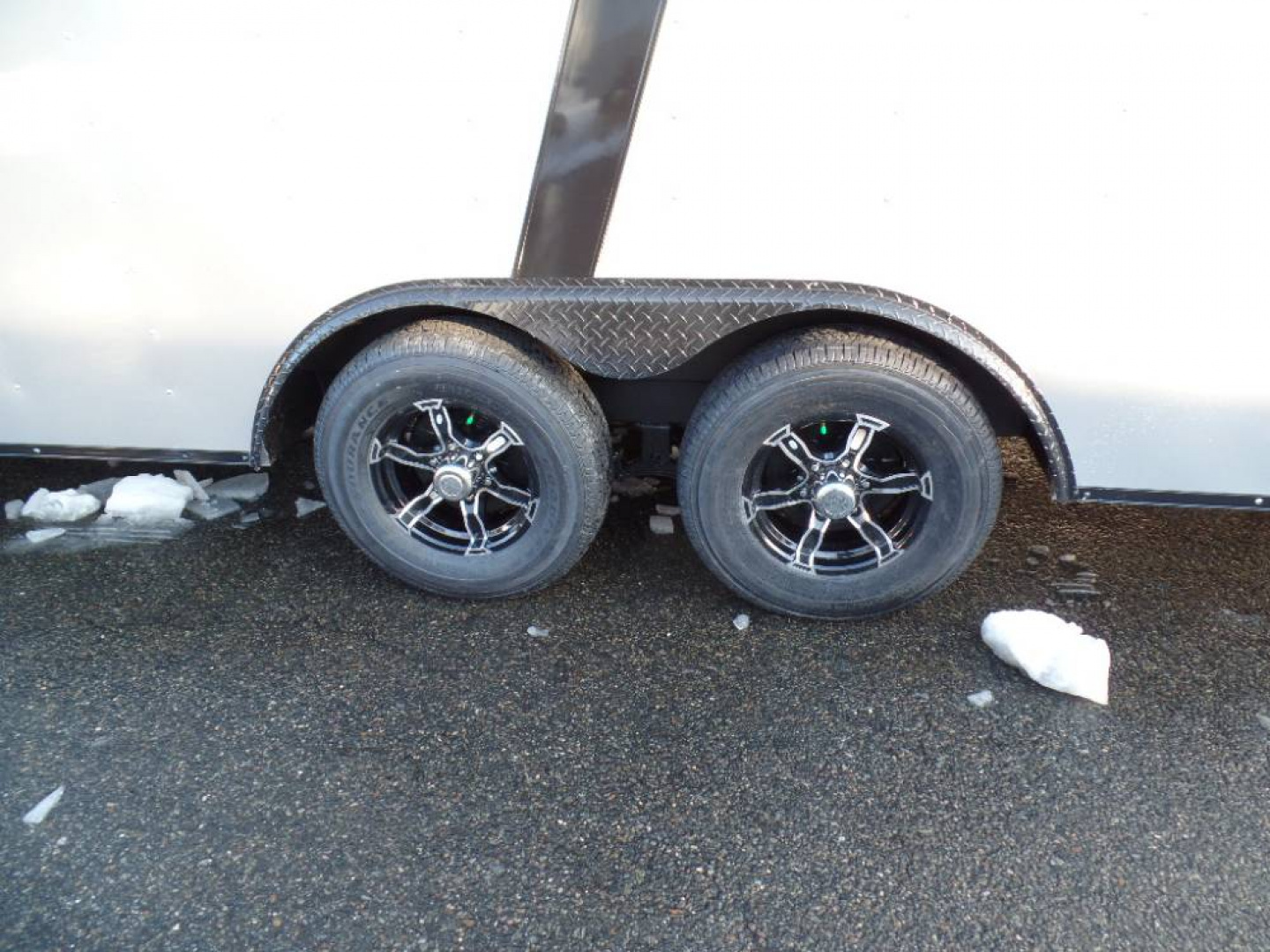 New EXAMPLE 8.5X24 Enclosed Car Trailer, 7 ft. Interior Height , 9,990 lb. GVWR /