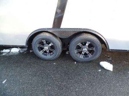 New EXAMPLE 8.5X24 Enclosed Car Trailer, 7 ft. Interior Height , 9,990 lb. GVWR /