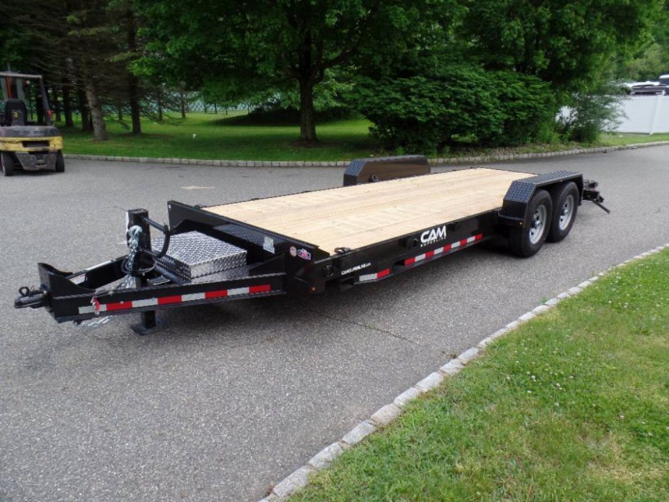 New 20 FT. by 81" wide Equipment Trailer, 15,400 GVWR, 11,800 lb. Payload P7CAM20C
