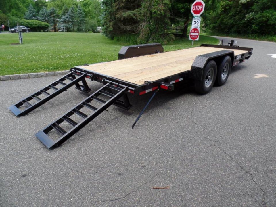 New 20 FT. by 81" wide Equipment Trailer, 15,400 GVWR, 11,800 lb. Payload P7CAM20C