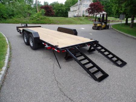 New 20 FT. by 81" wide Equipment Trailer, 15,400 GVWR, 11,800 lb. Payload P7CAM20C