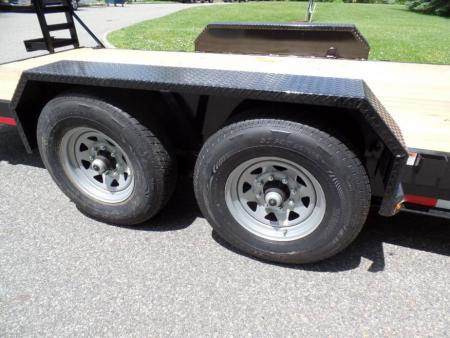 New 20 FT. by 81" wide Equipment Trailer, 15,400 GVWR, 11,800 lb. Payload P7CAM20C