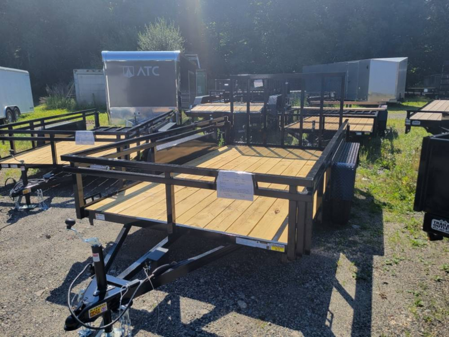 New 7 X 12 Open Landscape / Utility Trailer , 7,000 lb. GVWR