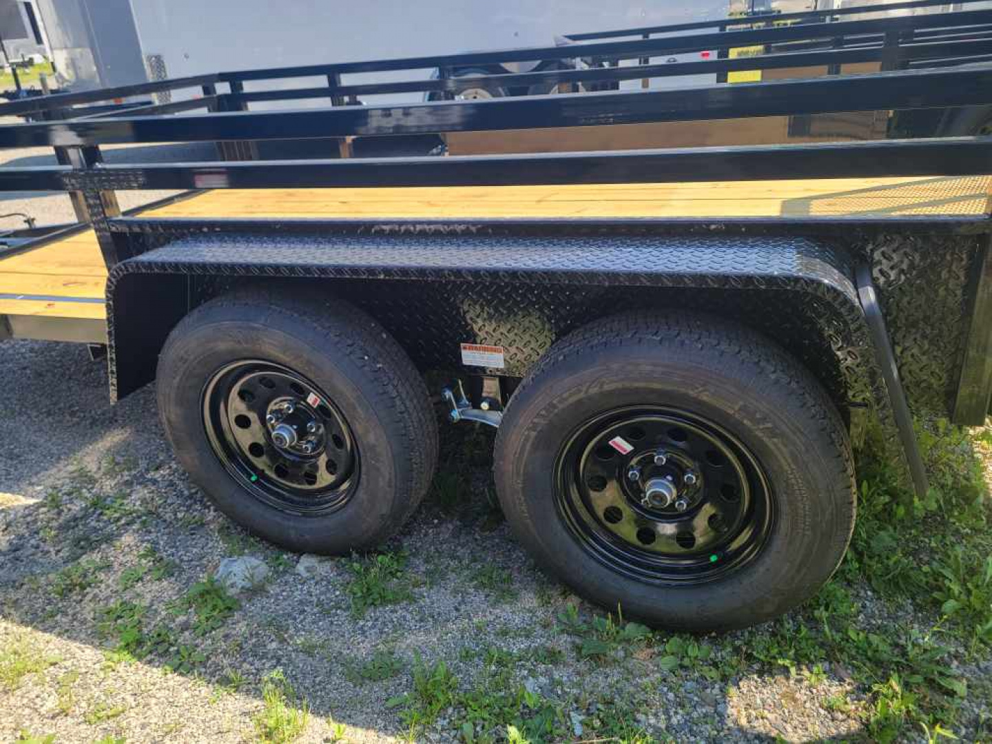 New 7 X 12 Open Landscape / Utility Trailer , 7,000 lb. GVWR