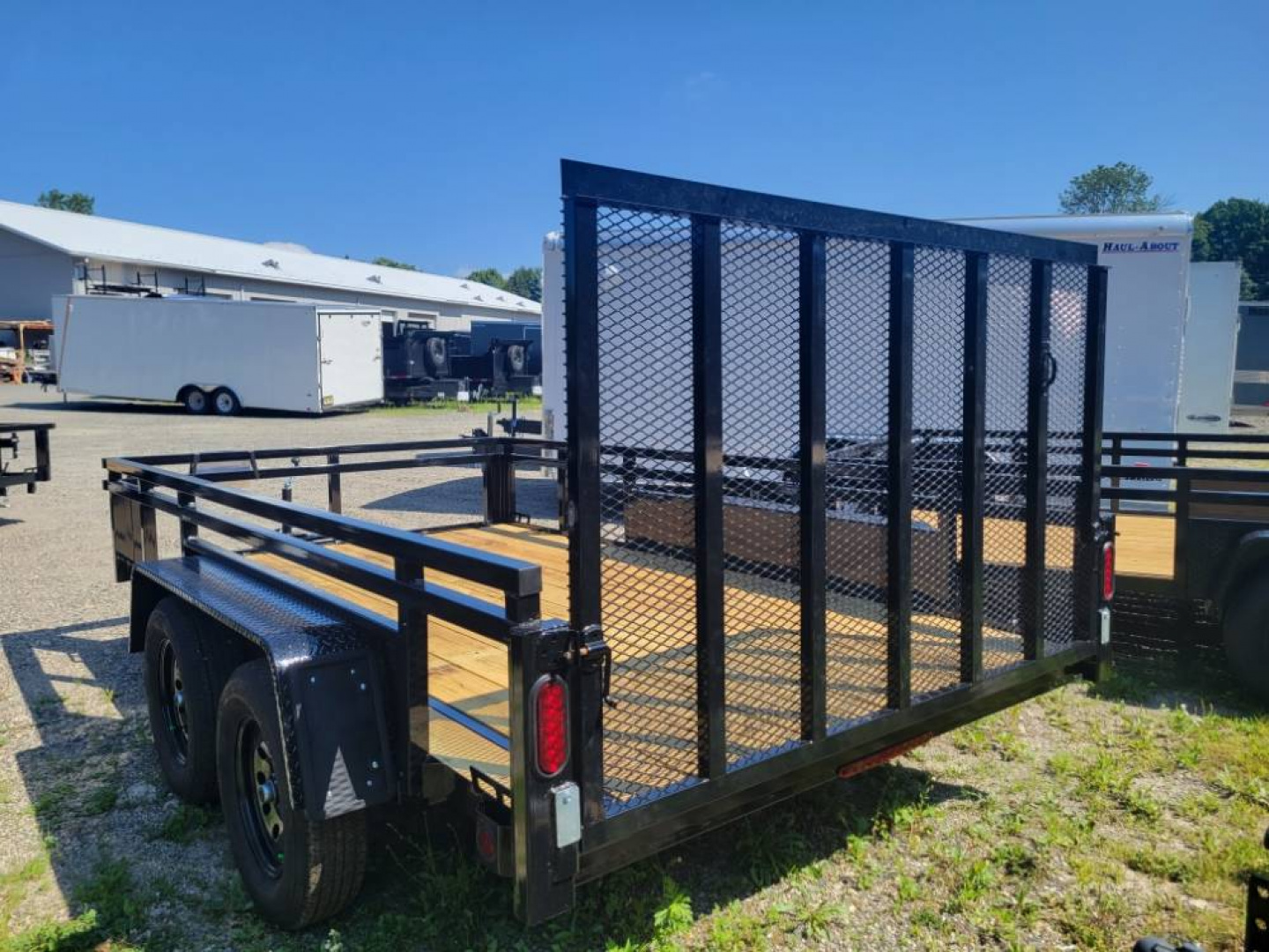New 7 X 12 Open Landscape / Utility Trailer , 7,000 lb. GVWR