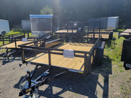 New 7 X 12 Open Landscape / Utility Trailer , 7,000 lb. GVWR