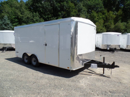 New 8.5X16 Enclosed Landscape Model Trailer, Extra Framing, Extended Tongue, ID#032577