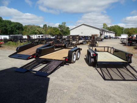 New Small Mighty Equipment Trailers, Move a Scissor Lift, Mini Skid Steer, Stump Grinder, Small Forklift.