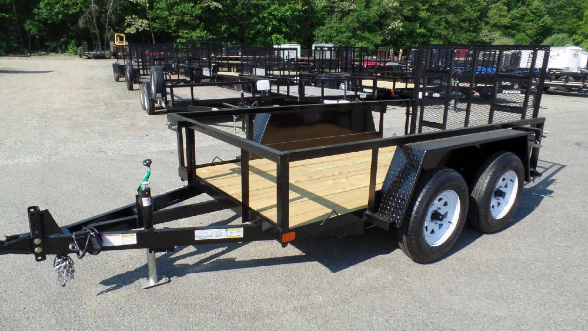 New Small But Mighty 5X10 Utility Trailer, 7,000 LB. GVWR,Low Deck Height to load Mini Skid Steer, Stump Grinder