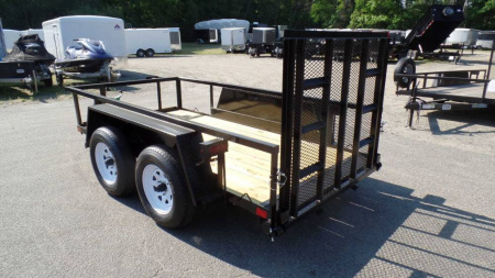 New Small But Mighty 5X10 Utility Trailer, 7,000 LB. GVWR,Low Deck Height to load Mini Skid Steer, Stump Grinder