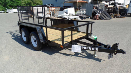 New Small But Mighty 5X10 Utility Trailer, 7,000 LB. GVWR,Low Deck Height to load Mini Skid Steer, Stump Grinder