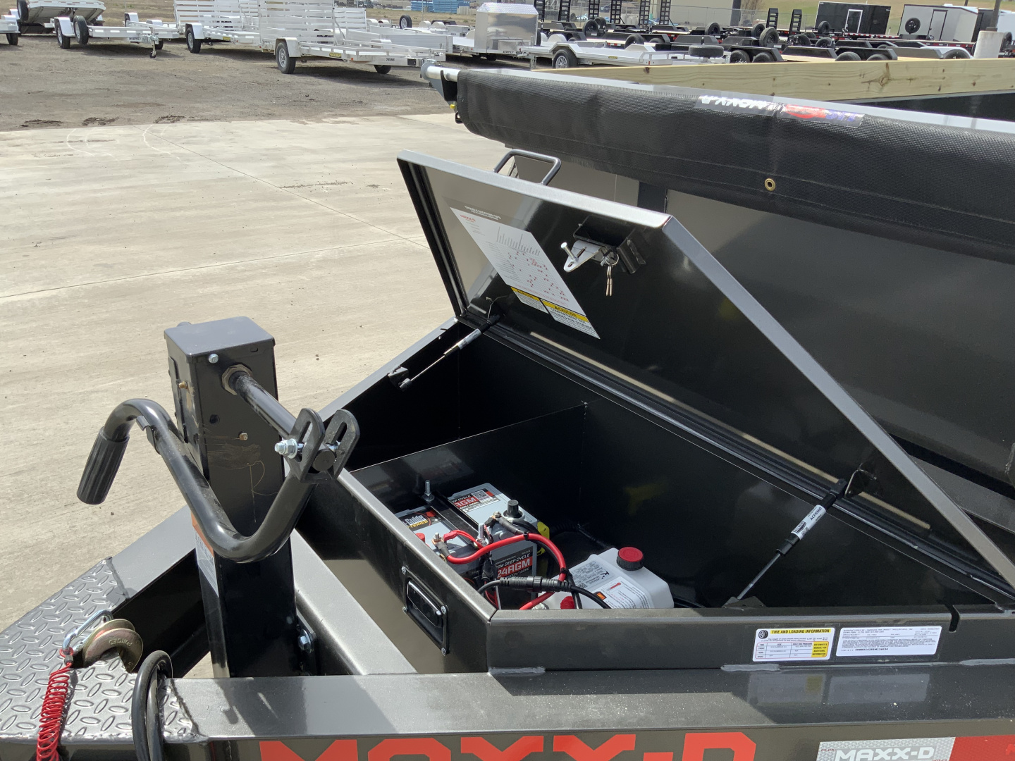 New 2025 MAXX-D DKX 83 X 14 Dump Trailer