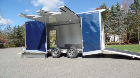 New 2026 ALCOM 8.5x18 Car / Racing Trailer