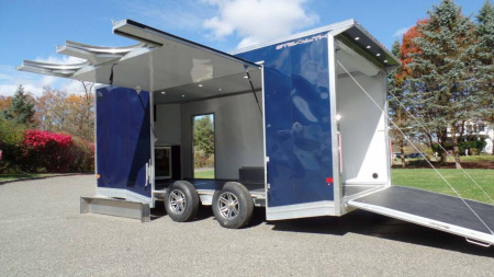 New 2026 ALCOM 8.5x18 Car / Racing Trailer