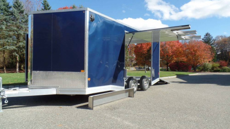 New 2026 ALCOM 8.5x18 Car / Racing Trailer
