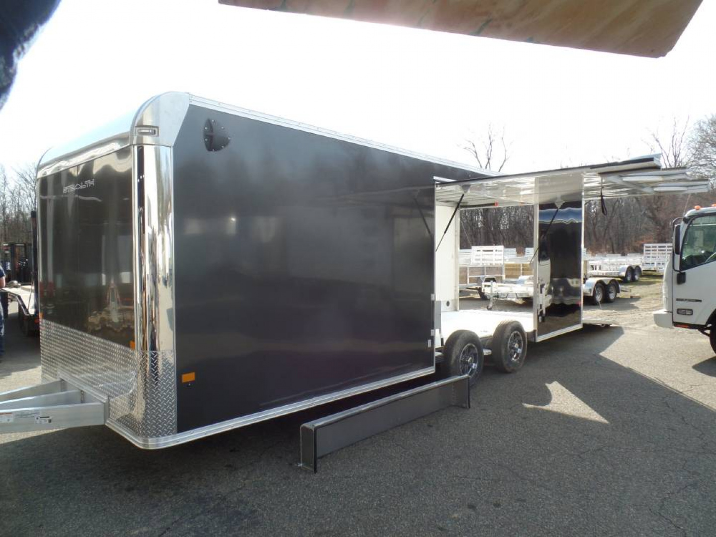 New EXAMPLE / SPECIAL ORDER / 2026 ALCOM SCH8524-10K Car / Racing Trailer