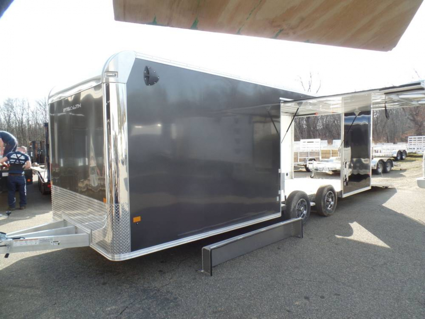 New EXAMPLE / SPECIAL ORDER / 2026 ALCOM SCH8524-10K Car / Racing Trailer