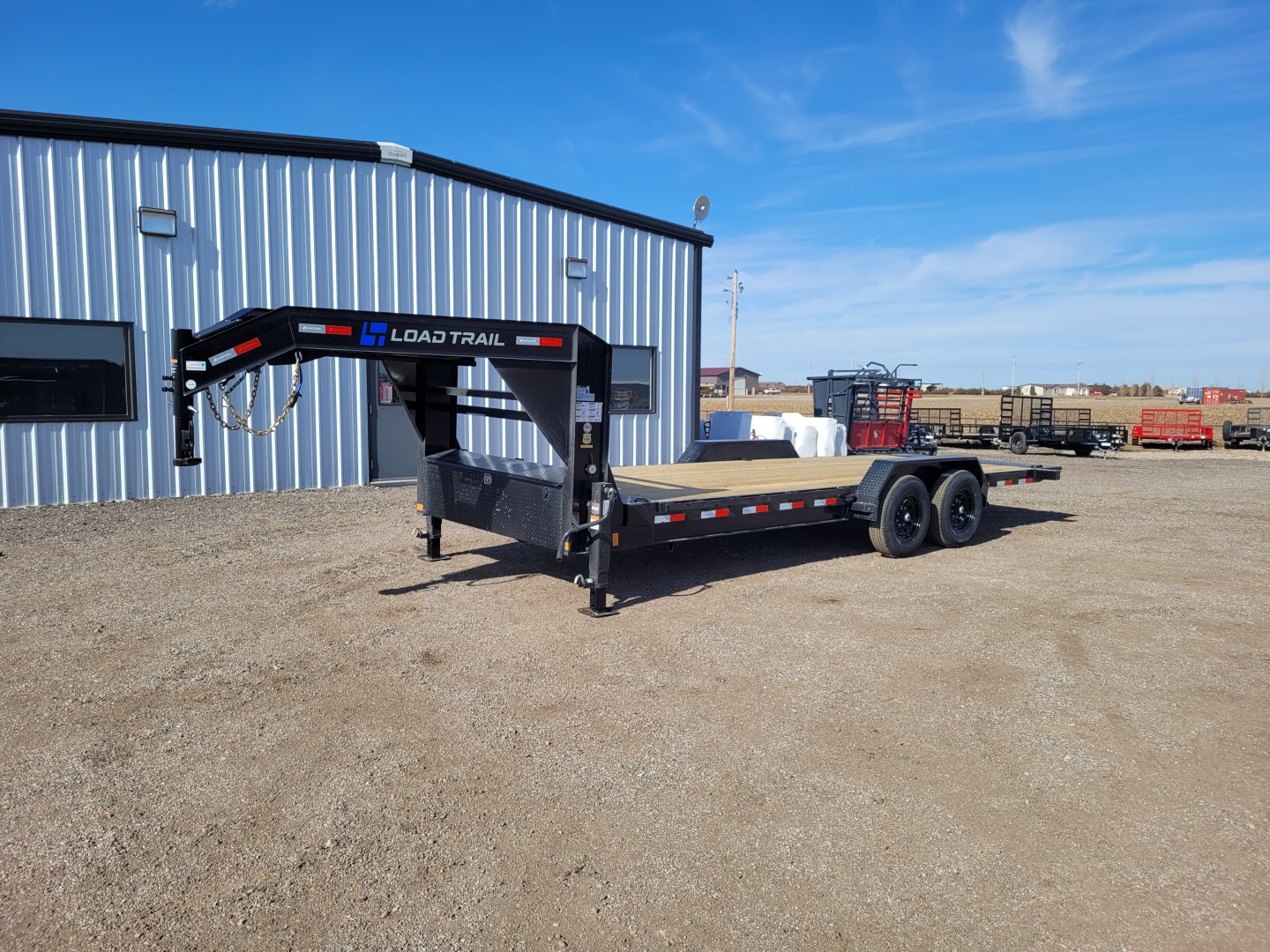 New 2026 Load Trail 83"x22' Gooseneck Rapid Loader Hyd Tilt Trailer