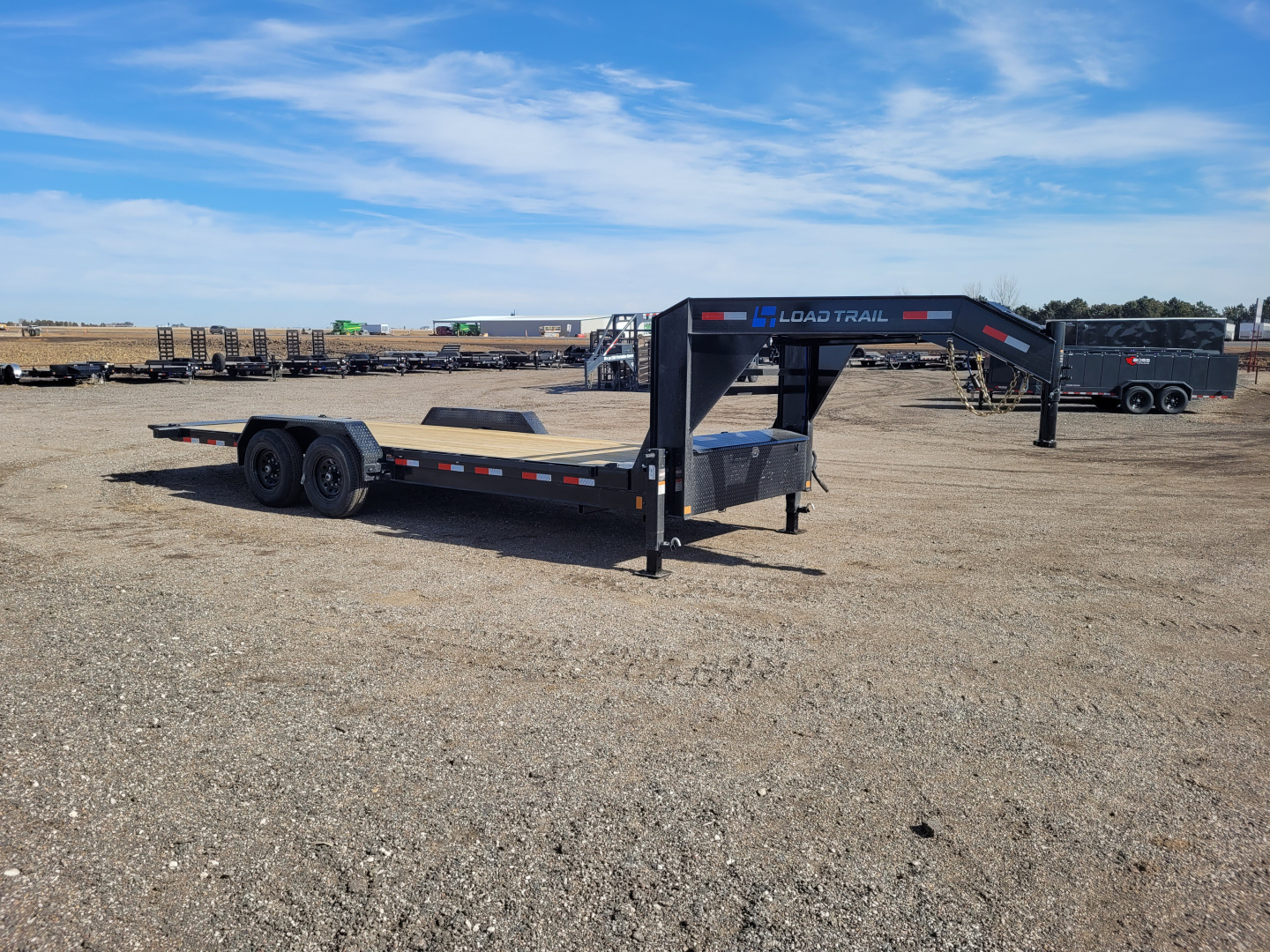 New 2026 Load Trail 83"x22' Gooseneck Rapid Loader Hyd Tilt Trailer
