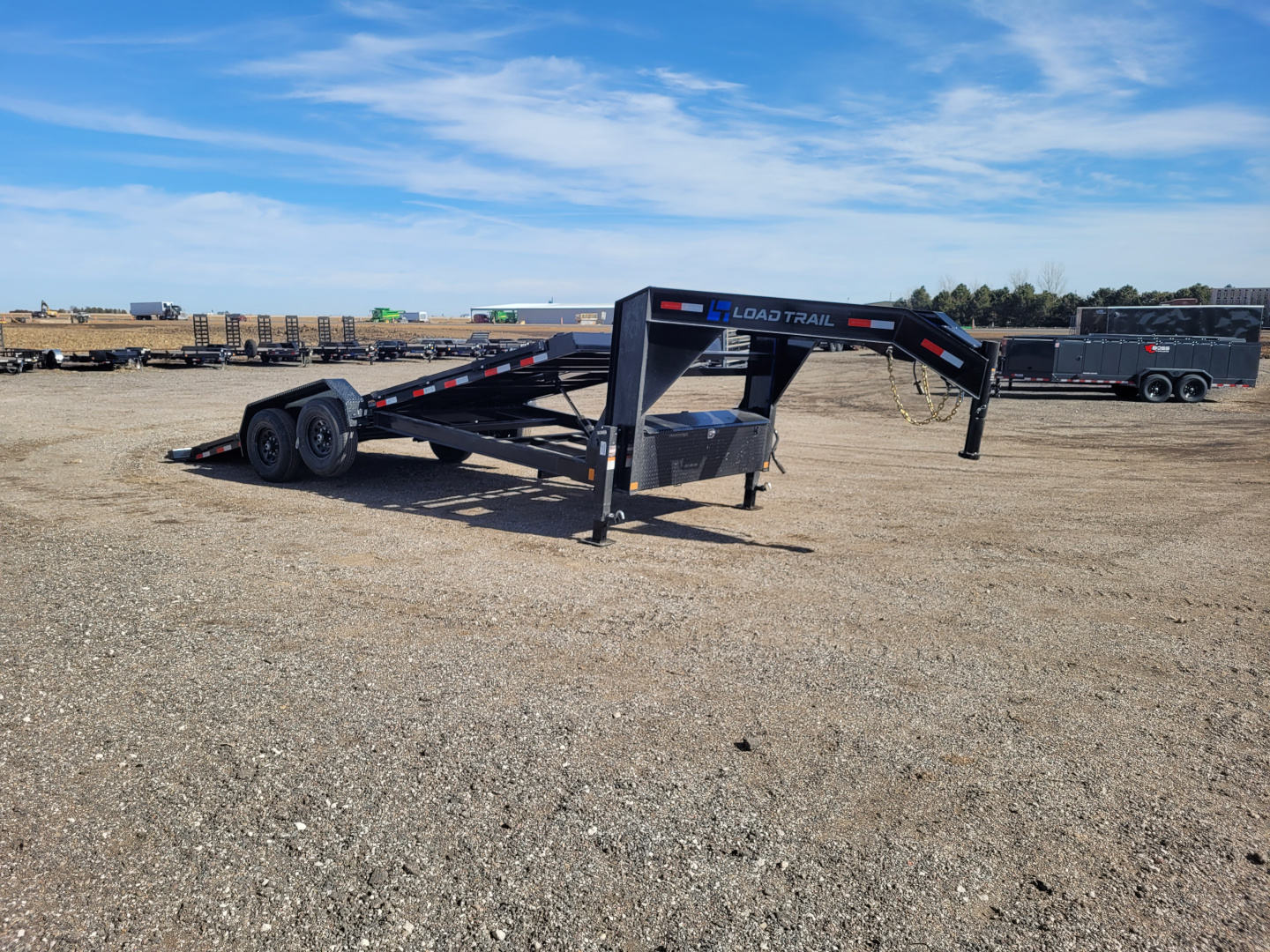 New 2026 Load Trail 83"x22' Gooseneck Rapid Loader Hyd Tilt Trailer