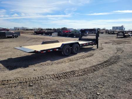 New 2026 Load Trail 83"x22' Gooseneck Rapid Loader Hyd Tilt Trailer