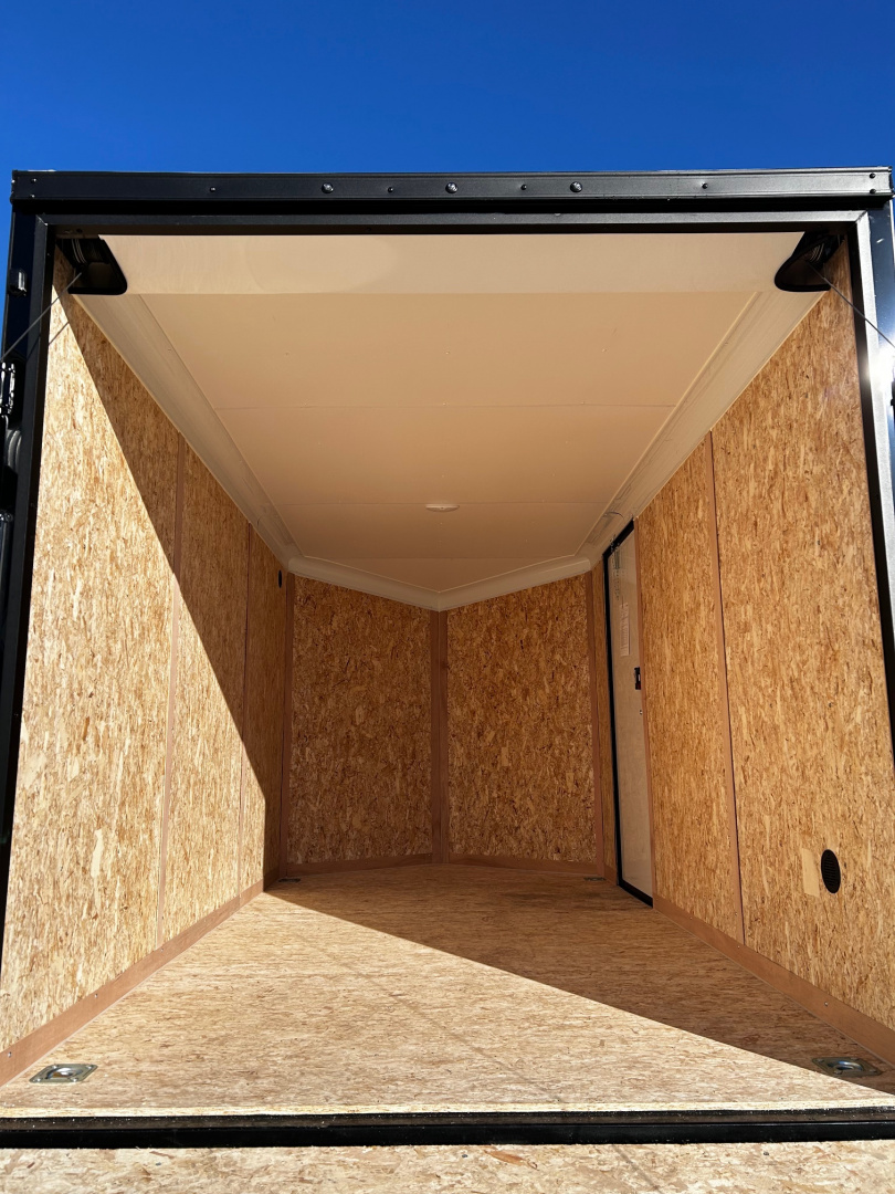 New 2026 Discovery Trailers 6.5X12 ELECTRIC BRAKES 6'4" INTERIOR HEIGHT, RAMP DOOR, BLACKOUT PACKAGE Cargo / Enclosed Trailer