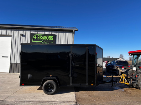 New 2026 Discovery Trailers 6.5X12 ELECTRIC BRAKES 6'4" INTERIOR HEIGHT, RAMP DOOR, BLACKOUT PACKAGE Cargo / Enclosed Trailer