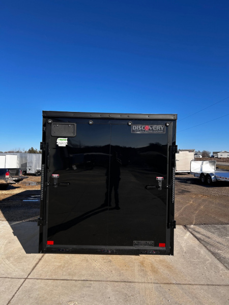 New 2026 Discovery Trailers 6.5X12 ELECTRIC BRAKES 6'4" INTERIOR HEIGHT, RAMP DOOR, BLACKOUT PACKAGE Cargo / Enclosed Trailer